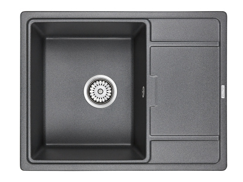 Мойка кухонная Paulmark FLUGEN 50-650 PM216550-DG 65х50 графит